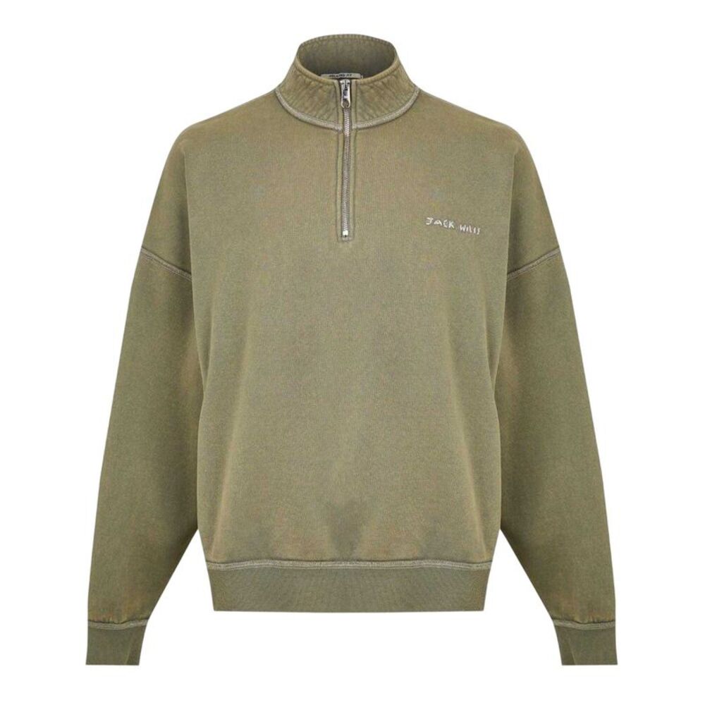 Jack Wills Mens Fleece Sweatshirt / Silver Sage